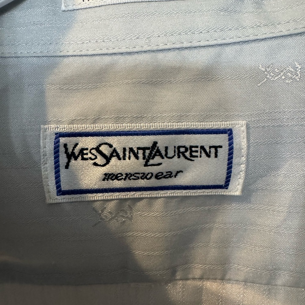 Yves Saint Laurent Sky Blue Designer Shirt